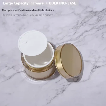 Manufacturer Stock 200g Acrylic Straight Double Layer Mask Cream Bottle Frosted Skincare Packaging Material for Eye Lipstick