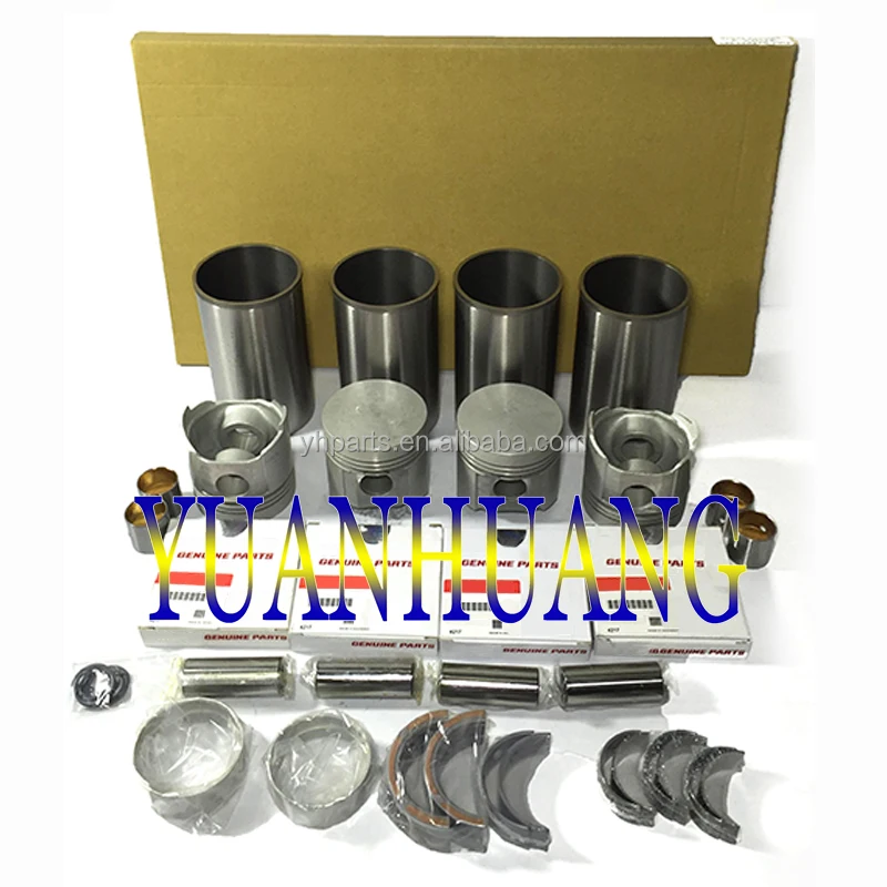 H25 Overhaul Engine Rebuild Kit with Full Gasket Kit Diesel Complete Engine Parts Head Gasket for Nissan Piston Ring Bearing
