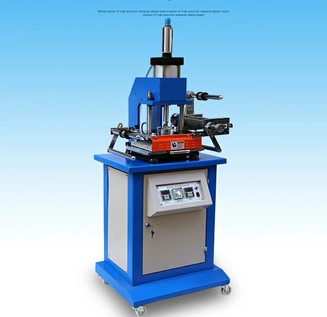JD-180 Small Heat Press Machine Custom Logo Hot Foil Stamping for