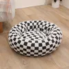 White + Dark Gray Checkered Pattern(removable)