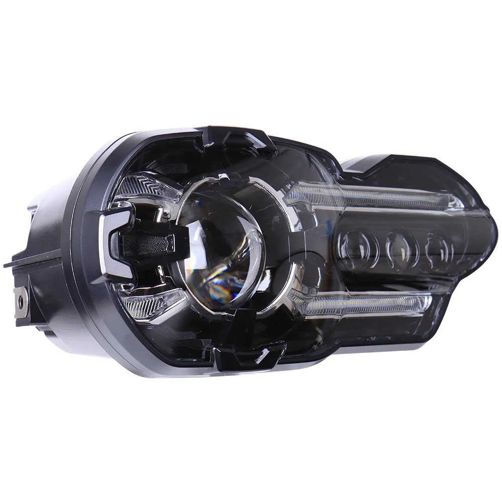 TIYPEOR Motorcycle LED Headlight for BMW K1200R 2005-2009 K1300R 2010-2013 With High / Low Beam DRL Lighting Accessories