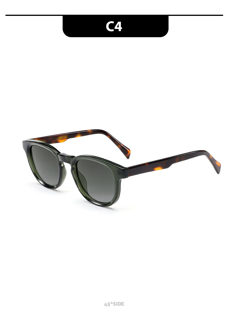 Lunettes de soleil carrées rétro à monture fine en acétate, unisexes, légères, confortables, élégantes et luxueuses._voghion.com