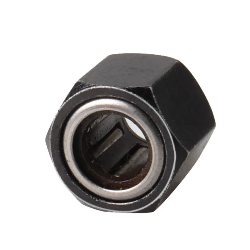 Dilwe – Écrou Hex 12 Mm + Roulement One-way R025 – Pièce RC 1/10 – Métal Durable – Pour HSP, Redcat, Exceed, HPI – Accessoire Voiture RC