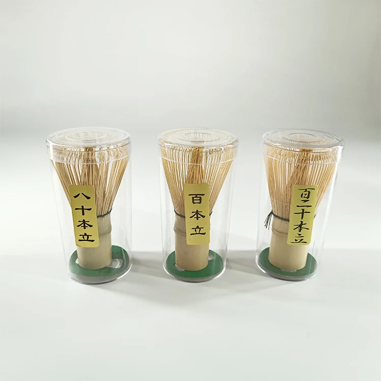 Ulable Bamboo Chasen Matcha polvere frusta Tool cerimonia del tè giapponese di 60 – 70/70 – 75/75 – 80 denti 75-80 prongs