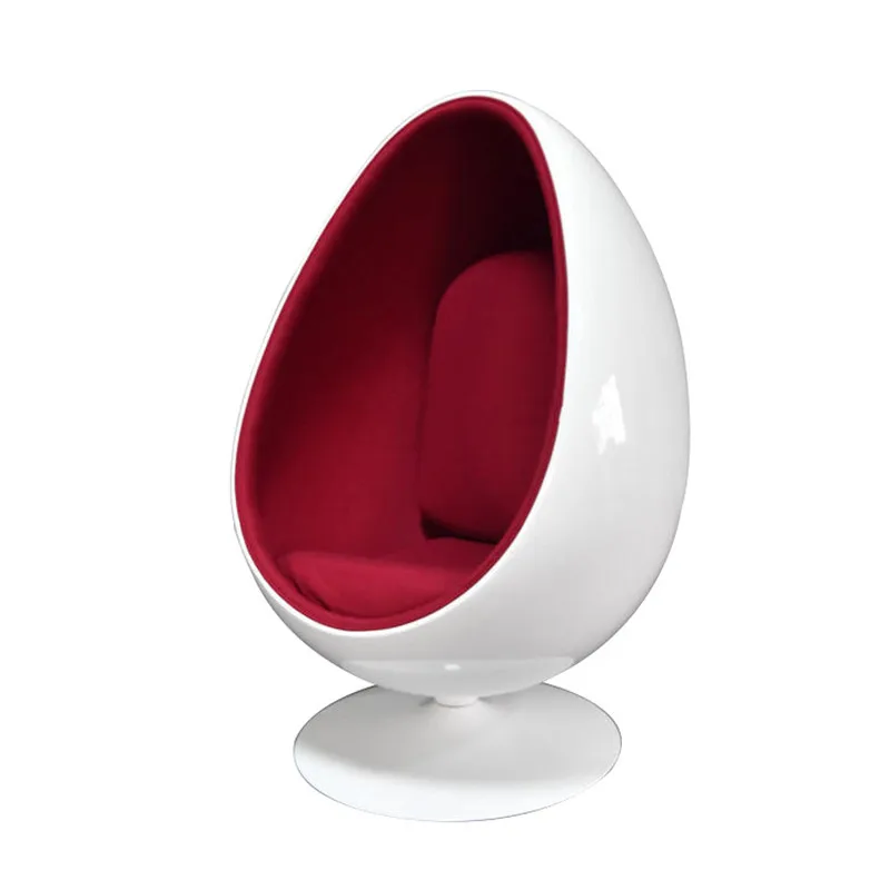 Modern Home Furniture Living Room Leisure Chair Swivel Fiberglass Ball ...