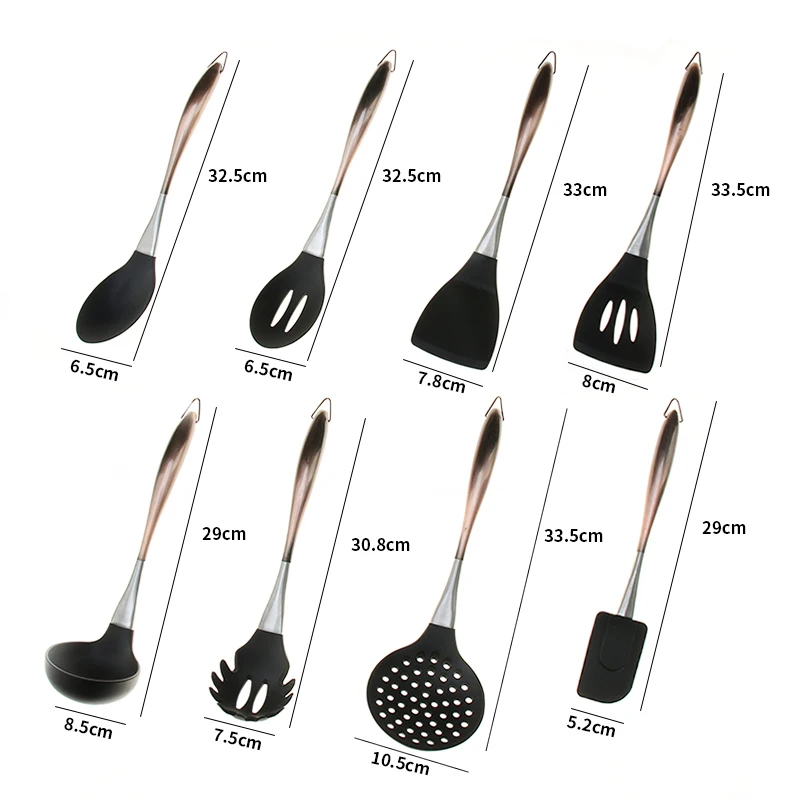 Wholesale Custom Kitchen Tools Spoon Set Stainless Steel Cooking