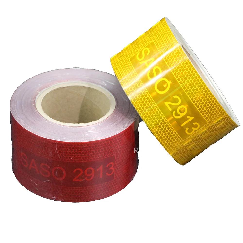 High Visibility Customized Road Marking Factory Price Waterproof Truck SASO 2913 Reflective Tape