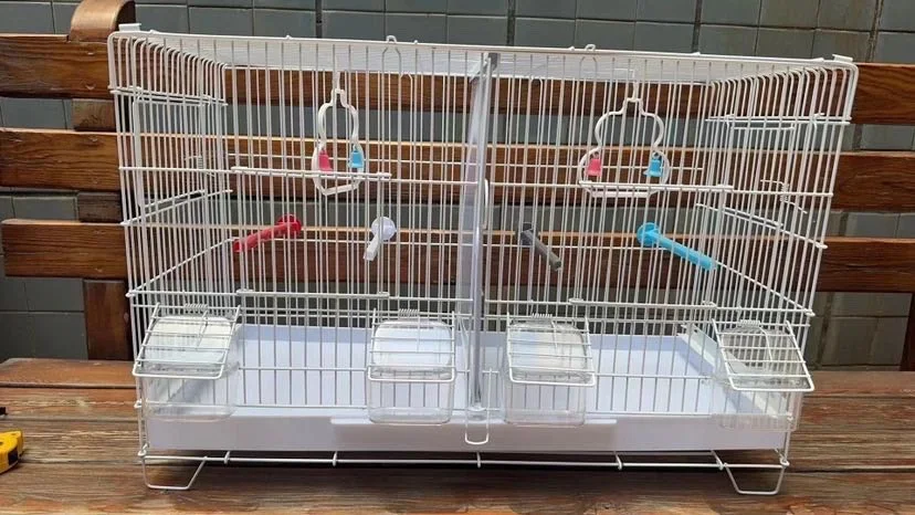Large Space Double Compartment Good QualityDouble 	african Grey Parrot Breed Cage	humming Bird House	animal Cages Cage for Birds
