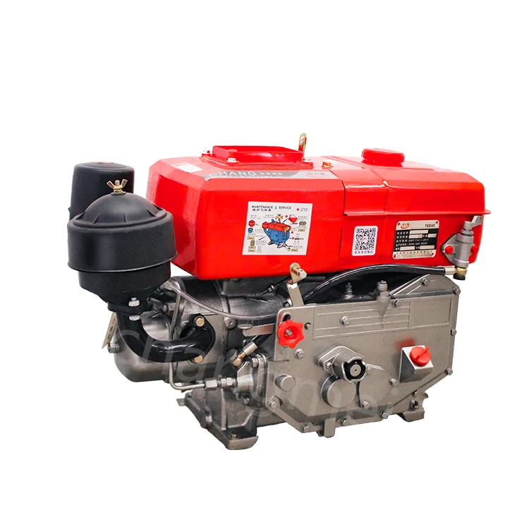 ZR180 Single Cylinder 4 Stroke Diesel Engine 8HP Water Cooled Electric Start Tractor with Motor Pump Bearing