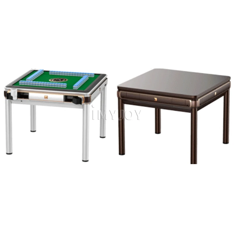 Home Auto Mahjong Game Machine Dining Table Luxury Mahjong Table With 2