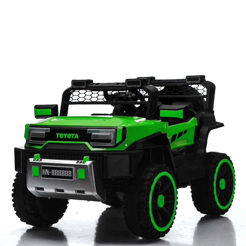 Licensed Remote Controller Children's Electric Car Toy Green Red Kids Ride on Car for Age 2-4 Made of Plastic Battery-Powered