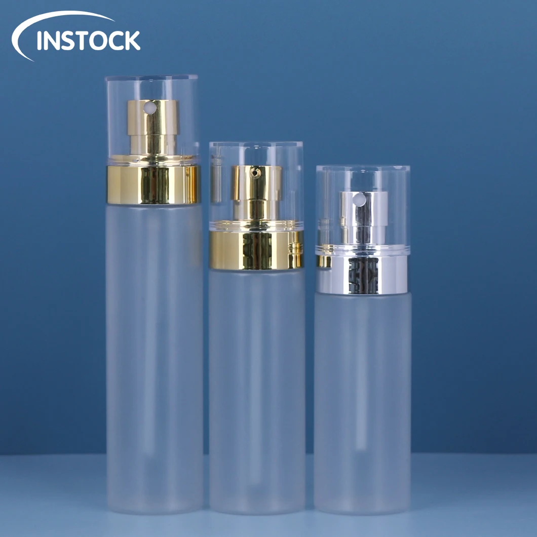 PETG Plastic Lotion Bottle Custom Skincare Container Fancy Packaging Luxury Spray Bottle With Pump