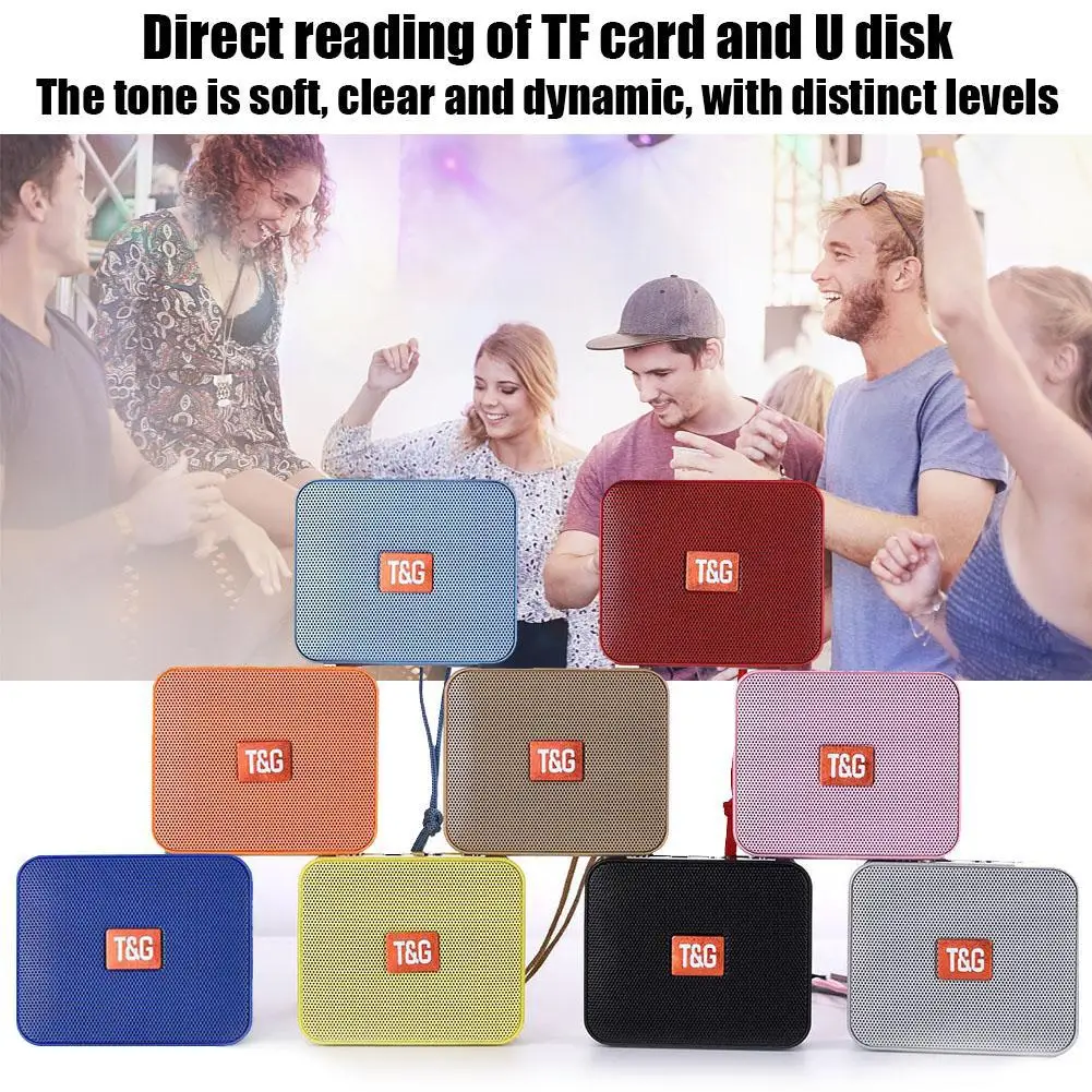 Newest Hot Sell Handsfree Mini Bluetooth Speakers TG166 Outdoor Portable Wireless Speaker Support FM Radio TF Card AUX - ANKUX.COM