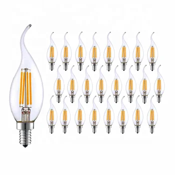 High Quality Indoor C35 Dimmable Filament Candle LED Bulbs Light for Decoration