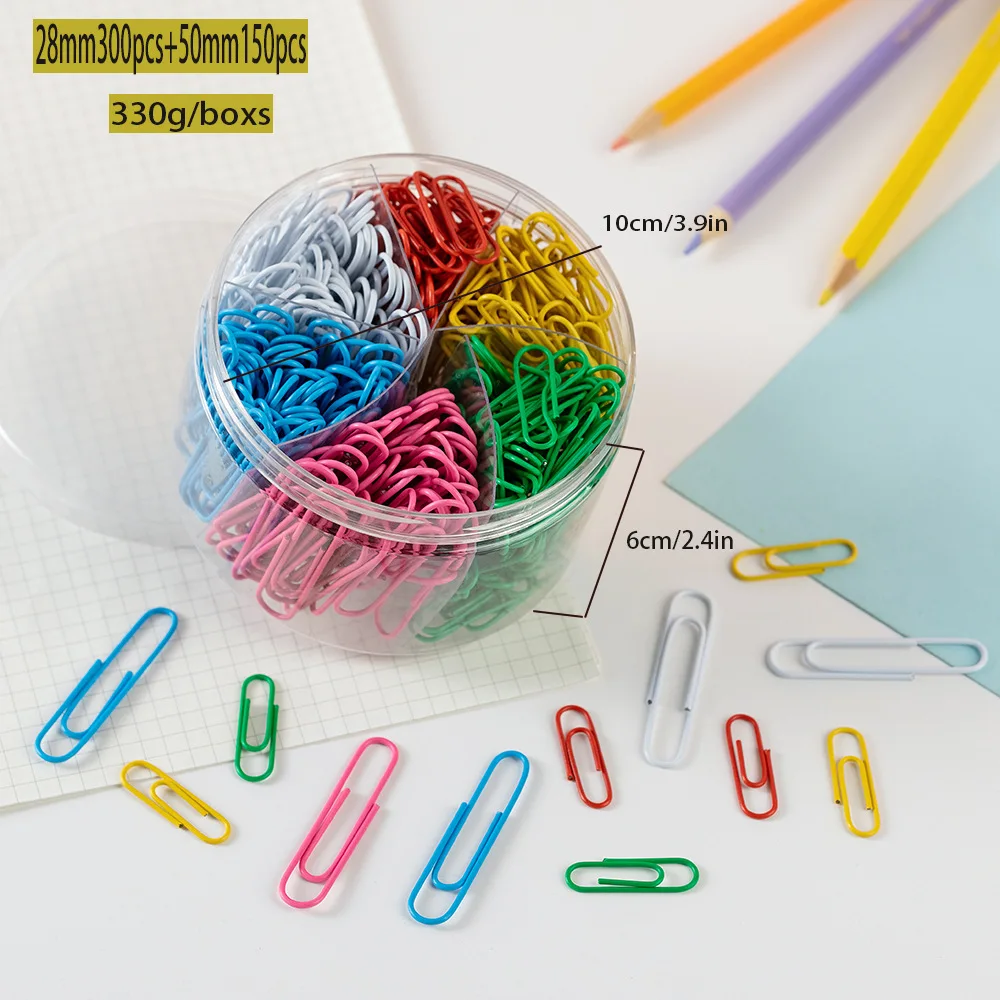 Hot Wholesale Custom Logo Reusable Colorful Paper Clips in Office Stationery Promotional Business Gifts