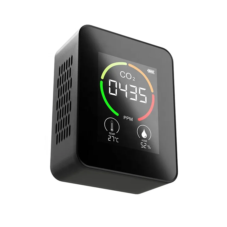 NDIR CO2 Monitor Intelligent Carbon Dioxide gas Detector USB Recharge Brand new Sensor CO2