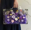 Caja de Flores para Equipaje - Serie Jardín de Rosas Morado