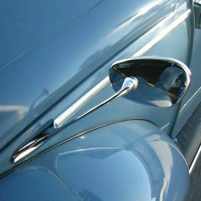 VWタイプ1 ビートル用 デラックスフェンダーミラー 1946-1967年式対応