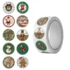 Jjt273 pegatinas de rollo de navidad