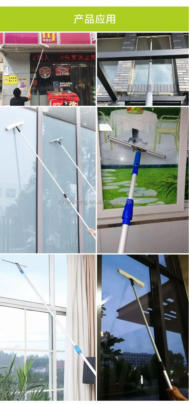 Aluminum Telescopic Pole For Paint Roller Window Cleaning Scraper   H86361fdc6d5e4f73b618644074bff352Z 