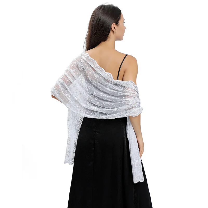 Wholesale Hot Sale Bridal Wedding Dress Evening Dress Silk Women Scarf Wraps Transparent Thin Summer Fancy Shawl| Alibaba.com Wholesale Hot Sale Bridal Wedding Dress Evening Dress Silk Women Scarf Wraps Transparent Thin Summer Fancy Shawl| Alibaba.com