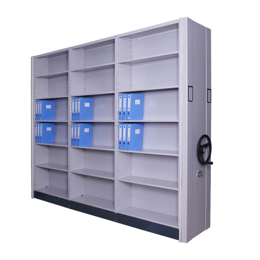 Filing Cabinet Specific Use and Commercial Furniture General Use Hand Push Metal Mobile Compactor
