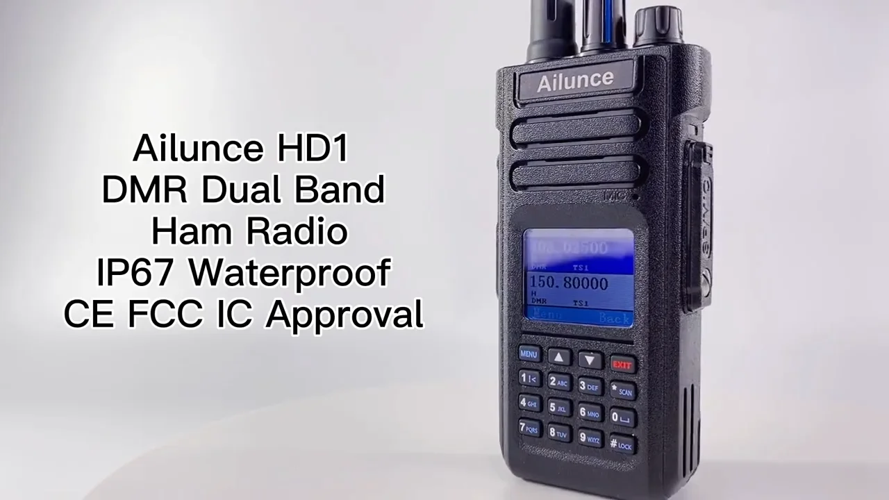 Ip67 Waterproof Vhf Uhf Dual Band Two Way Radio Ce Fcc Encrypted
