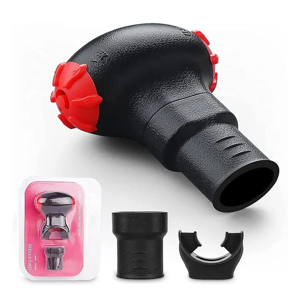 Portable Respiratory Muscles Exercise Device Portable Average Lung Capacity Natural Breathing Trainer