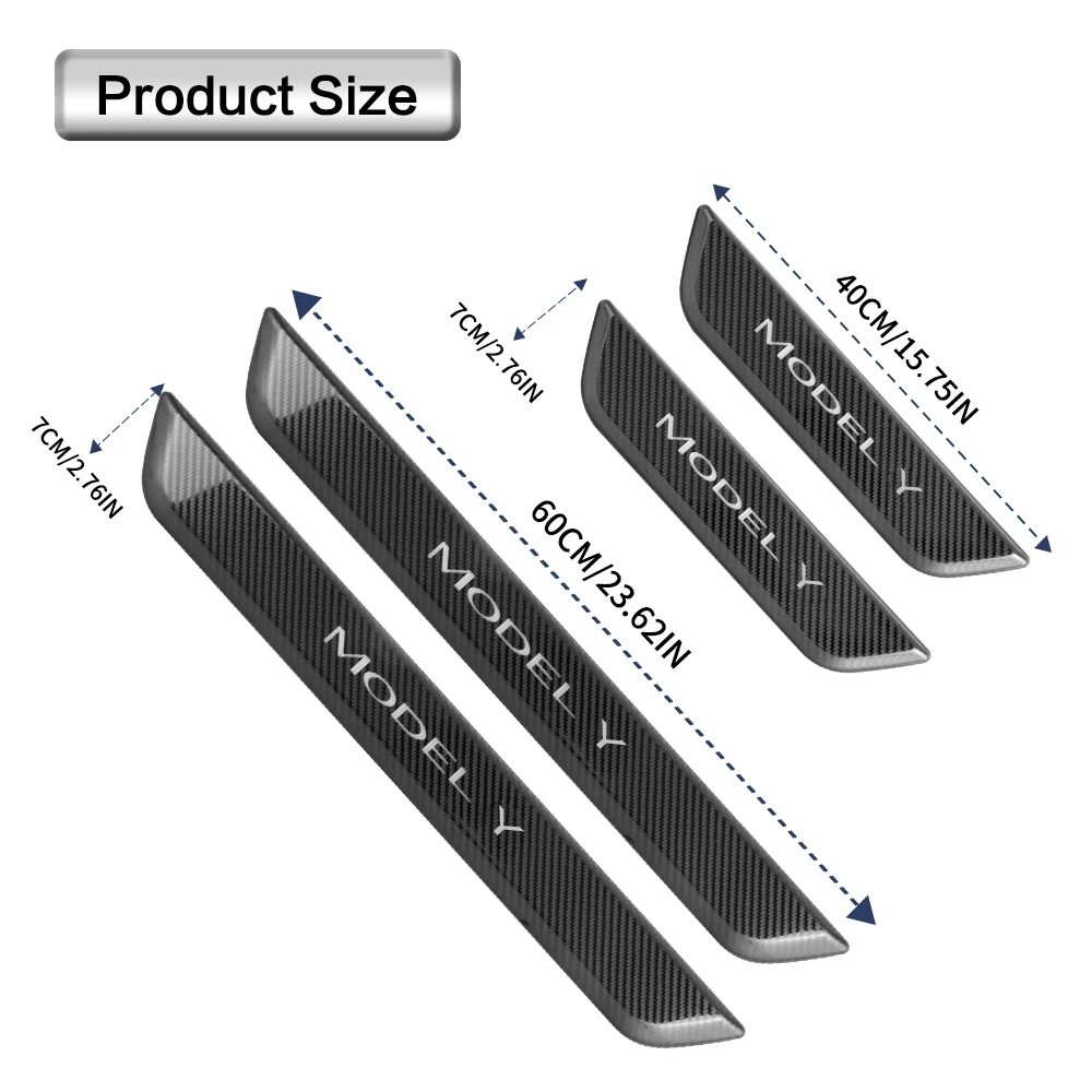 4 Stuks Auto Roestvrij Stalen Dorpels Instaplijsten Pedaal voor Nissan Murano 4 (Z53) 2024 2025 Krasbescherming Styling Accessoires,A