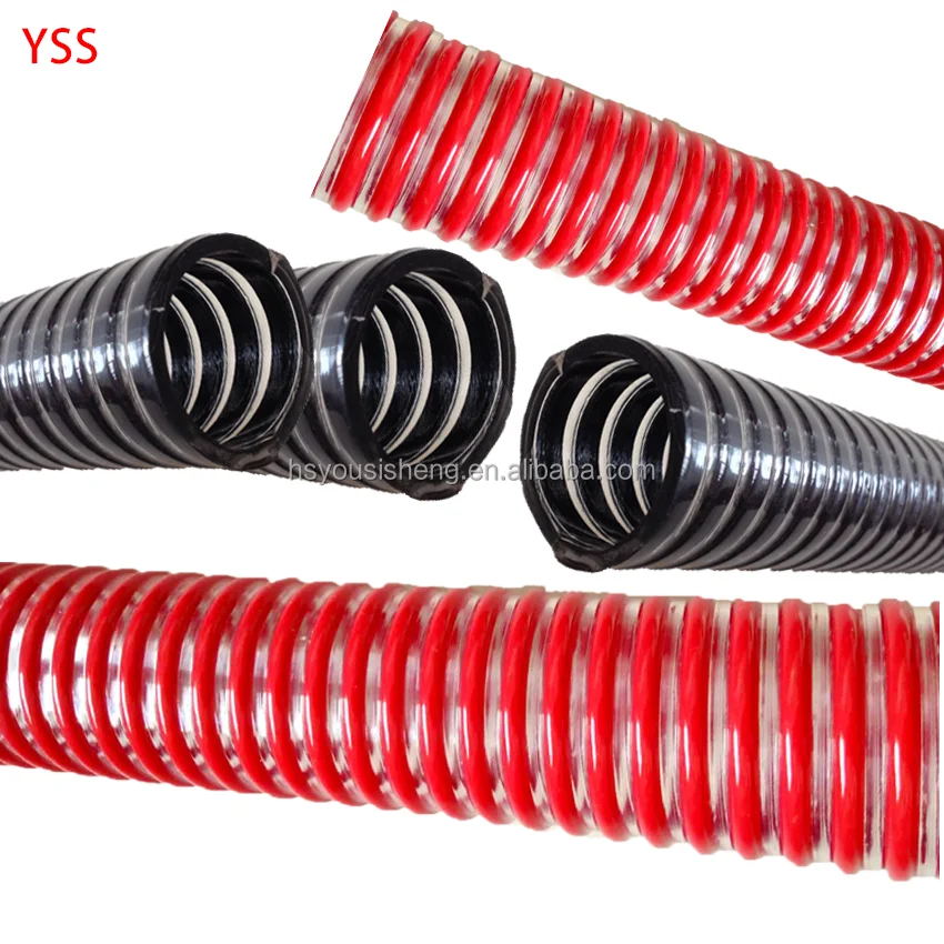 Big Size 12inhc 14mm Thickness Acid And Alkali Resistance Hose Water And Sand Suction Hose Pvc