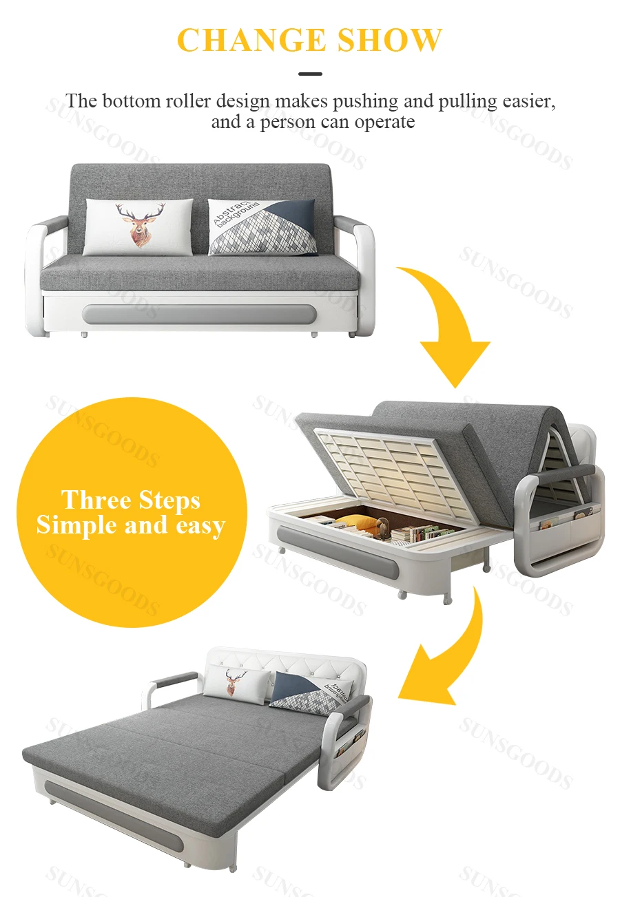 Sofa Cum Bed Save Place Factory Price Modern Design Living Room