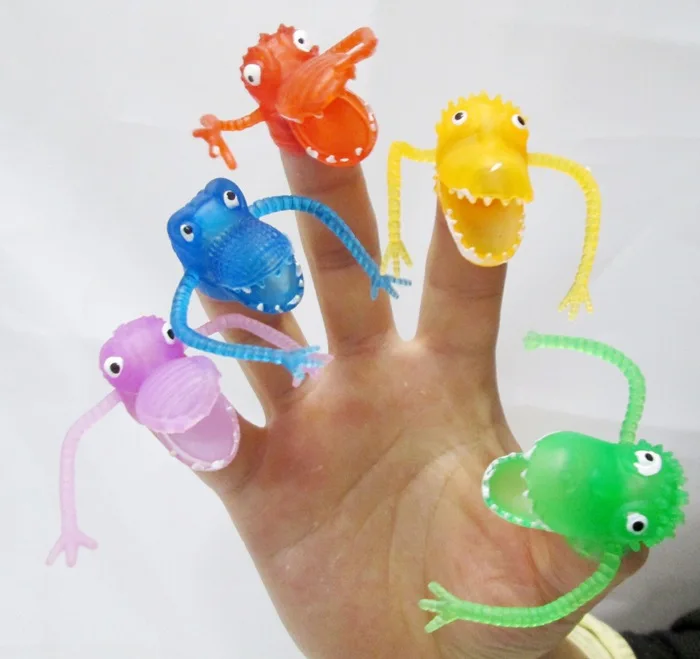 Creative Pvc Dinosaur Finger Puppet Storytelling Mini Finger Sleeve ...