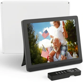 Pix-Star 10-Inch Plastic WiFi Digital Photo Free Cloud Storage | Highly Giftable Grandparents | IPS Display | Motion Sensor |