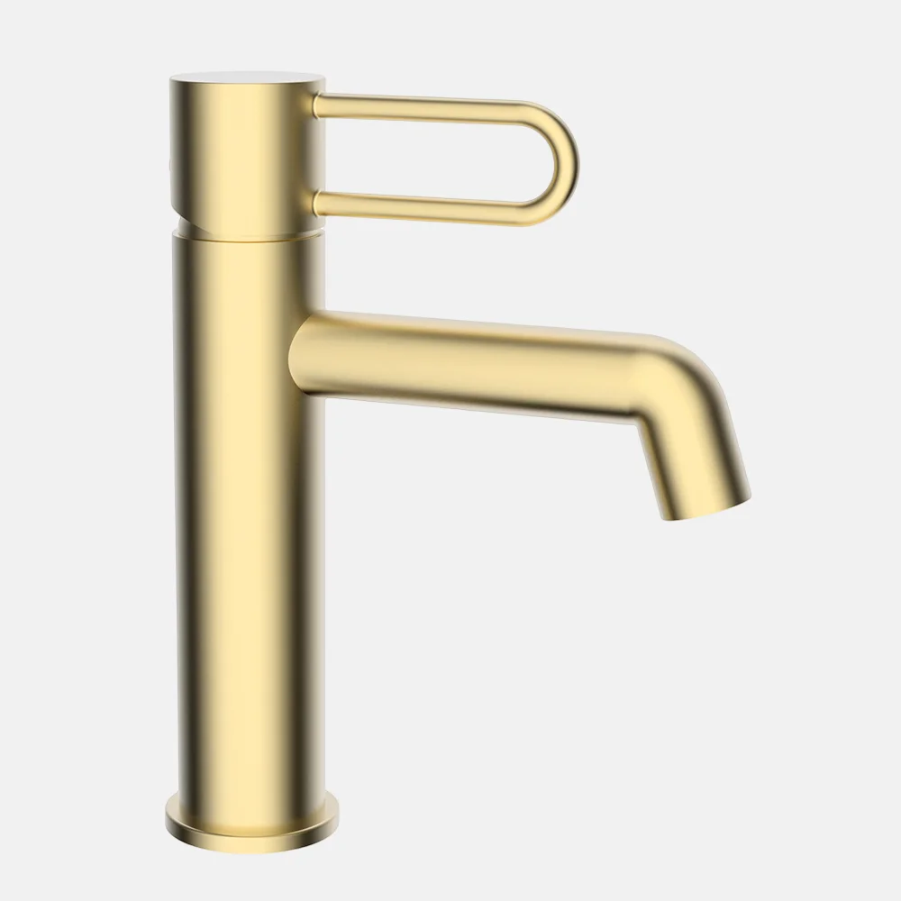 Brushed Gold Basin Faucet