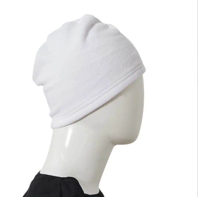 Мужские Простые шапки-бини для бега на открытом воздухе флисовая шапка с сублимационной печатью