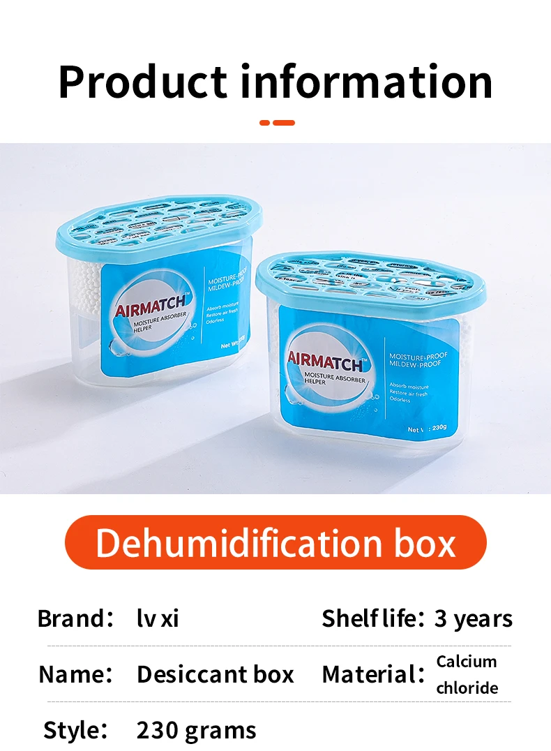 500ml Disposable Air Dehumidifier Humidity Trap Box Air Freshener