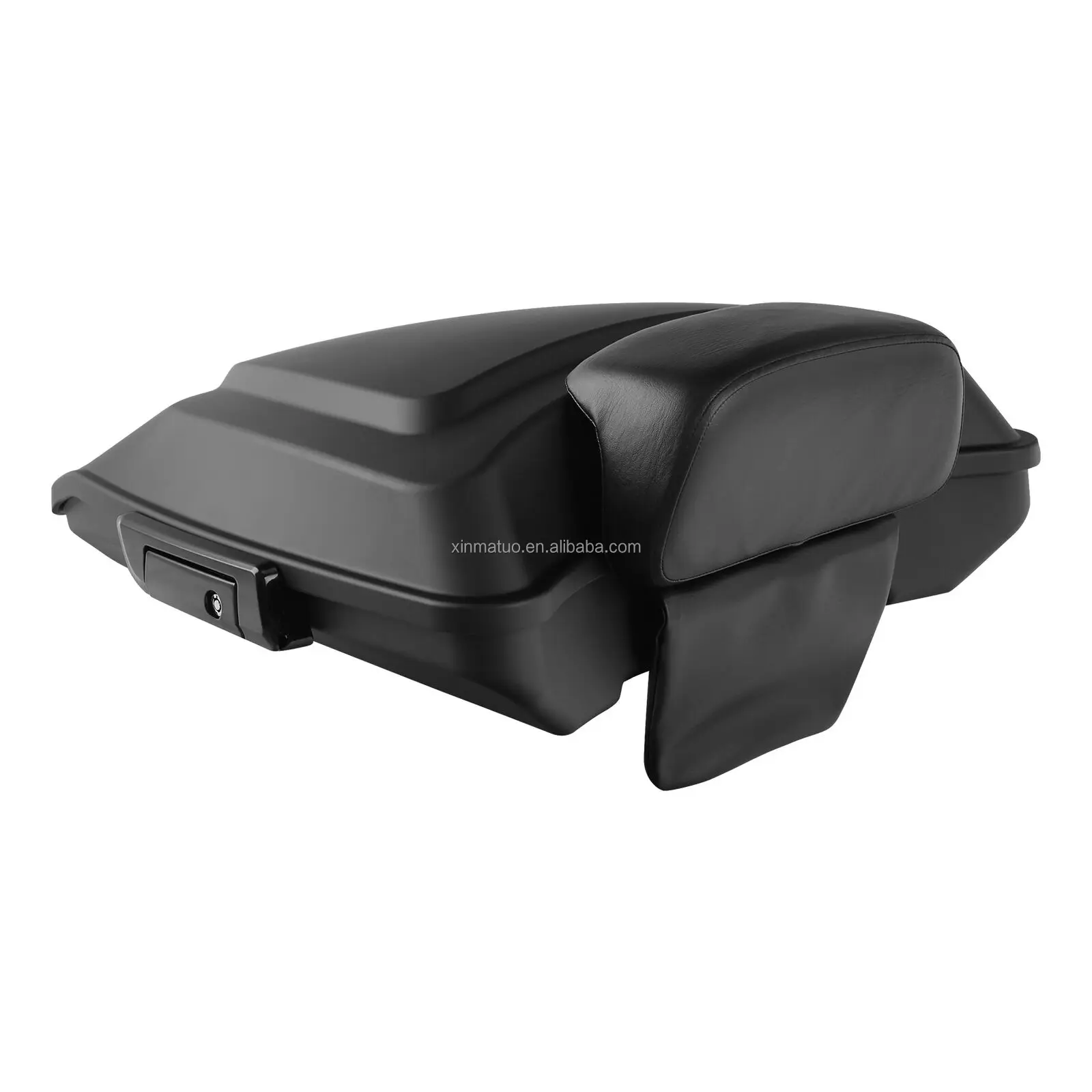 Matte Razor Pack Trunk & Backrest for Harley Tour Pak