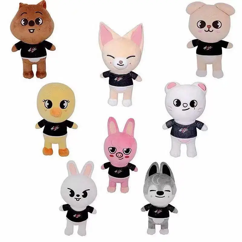 Huayi 20cm Kzoo Plush Toys Stray Kids Cartoon Stuffed Animal Plushies
