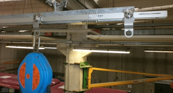 Anchorage Base Rails Horizontal Rigid Rail Fall Preverntion System Horizontal Anchorage Rail ...