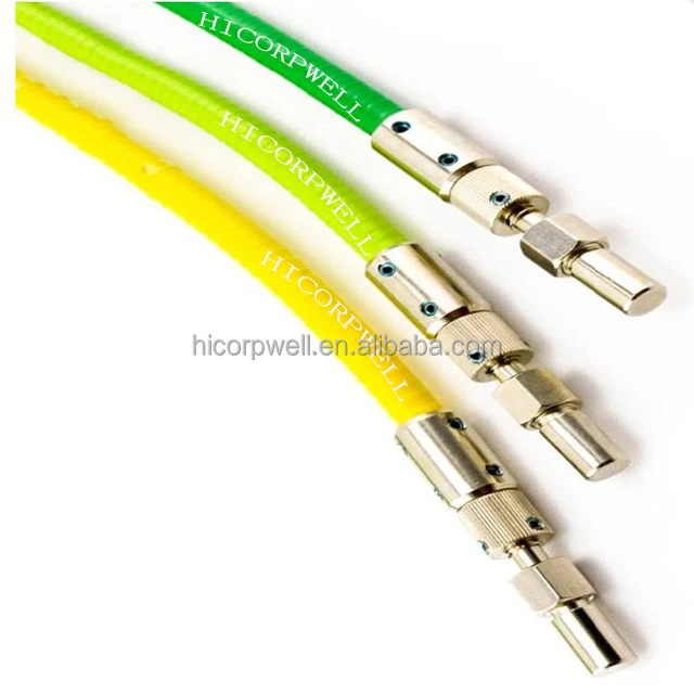 D80 Fiber Optic Cable with 200μm to 800μm Core Diameters Featuring Sapphire and Air Gap Protection and Precisely Polished D80 Fiber Connectors