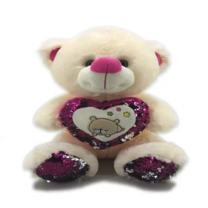Custom Soft Fur Bear Plush Stuffed Toys Custom  Teddy Bear Gift for Girls