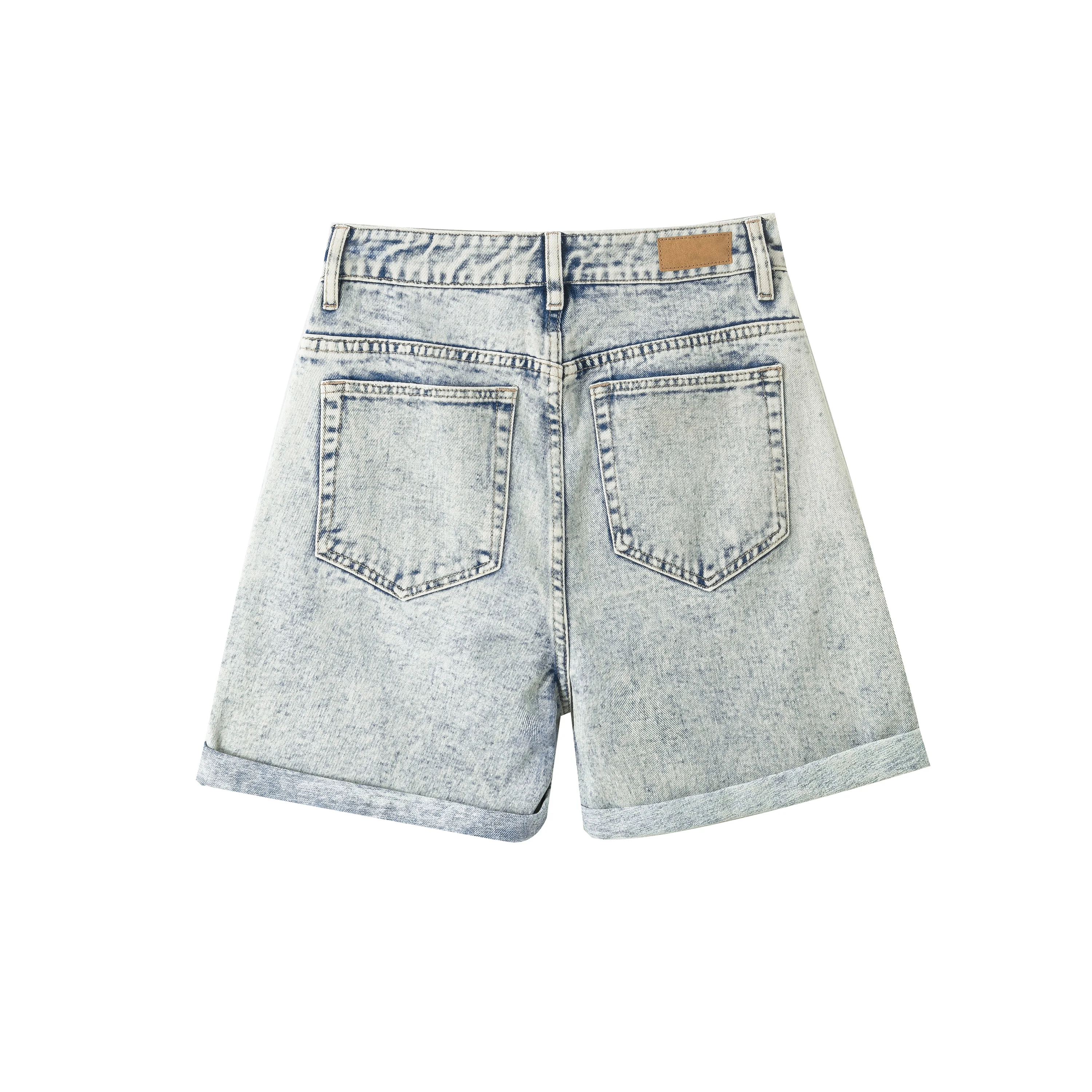 Clothing Manufacturers Washed Vintage Ladies Custom Denim Pants Denim Shorts Women's Shorts Women Jeans