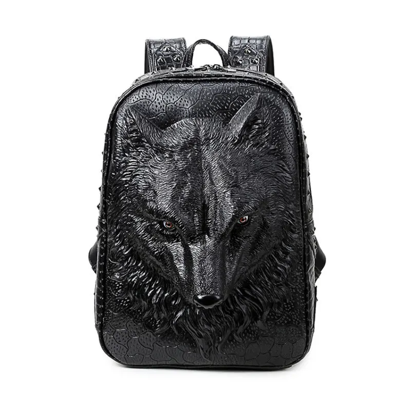 Black Leopard LV Large Canteen Backpack Crossover – L3 Designs Leather