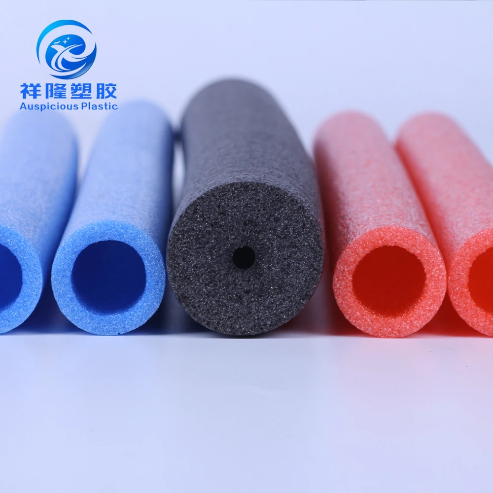 ROHS 6mm Design Shock-proof Polyethylene EPE Foam Pipe Rod Stick Pole Tube with Insulation Function for Packing Padding