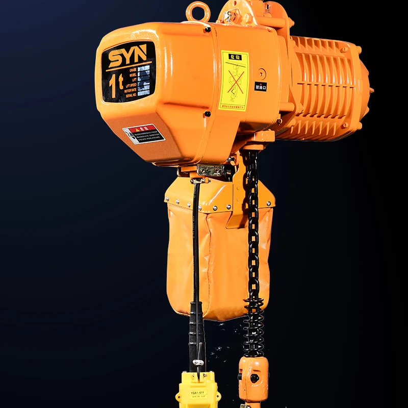 Double Chains Electric Hoist 3 Ton Hook Hhbb Stationary Crane Hoist