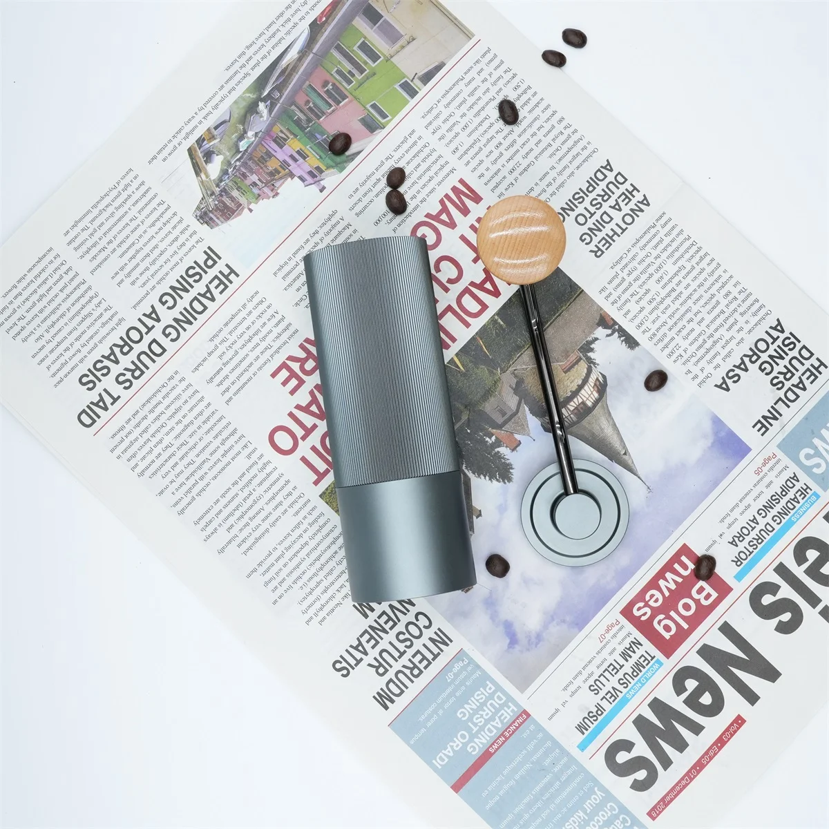 Hand Espresso Coffee Grinder With Alalloy Body Cnc Stainless Steel