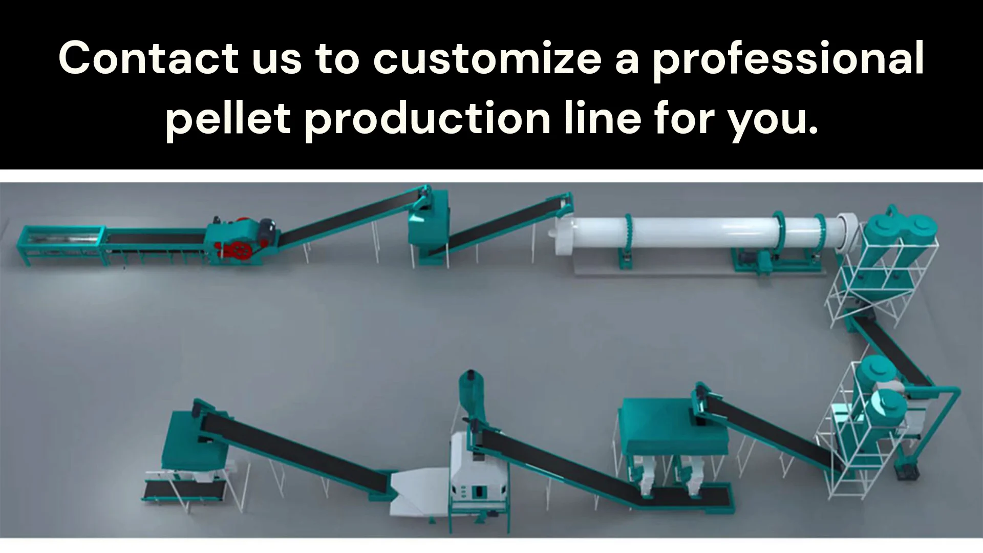 3005000kg/h Complete Wood Pellet Production Line With Various