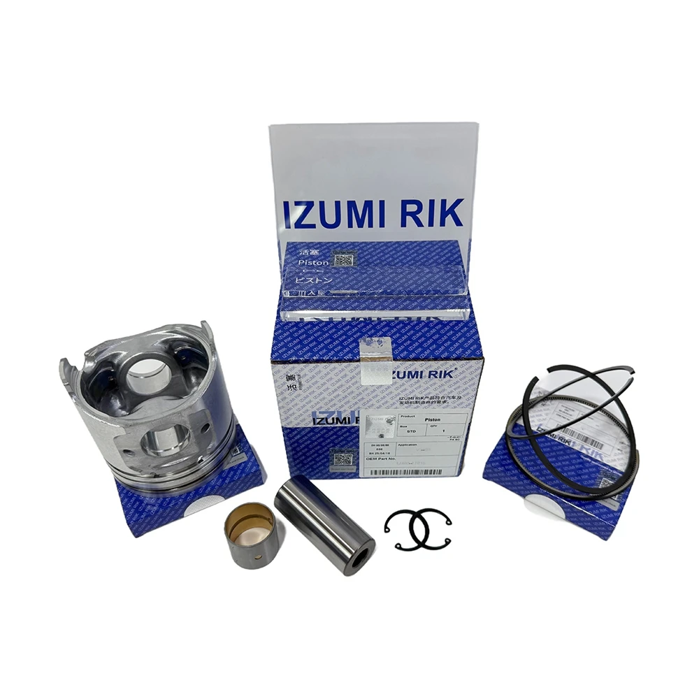 China Manufacturer Engine Parts IZUMI RIK TF140 TF160 1GM Piston & Piston Ring Set for Yanmar