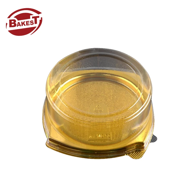 Hot Sale Round Plastic Container Transparent Plastic Blister Box for Cake Packaging