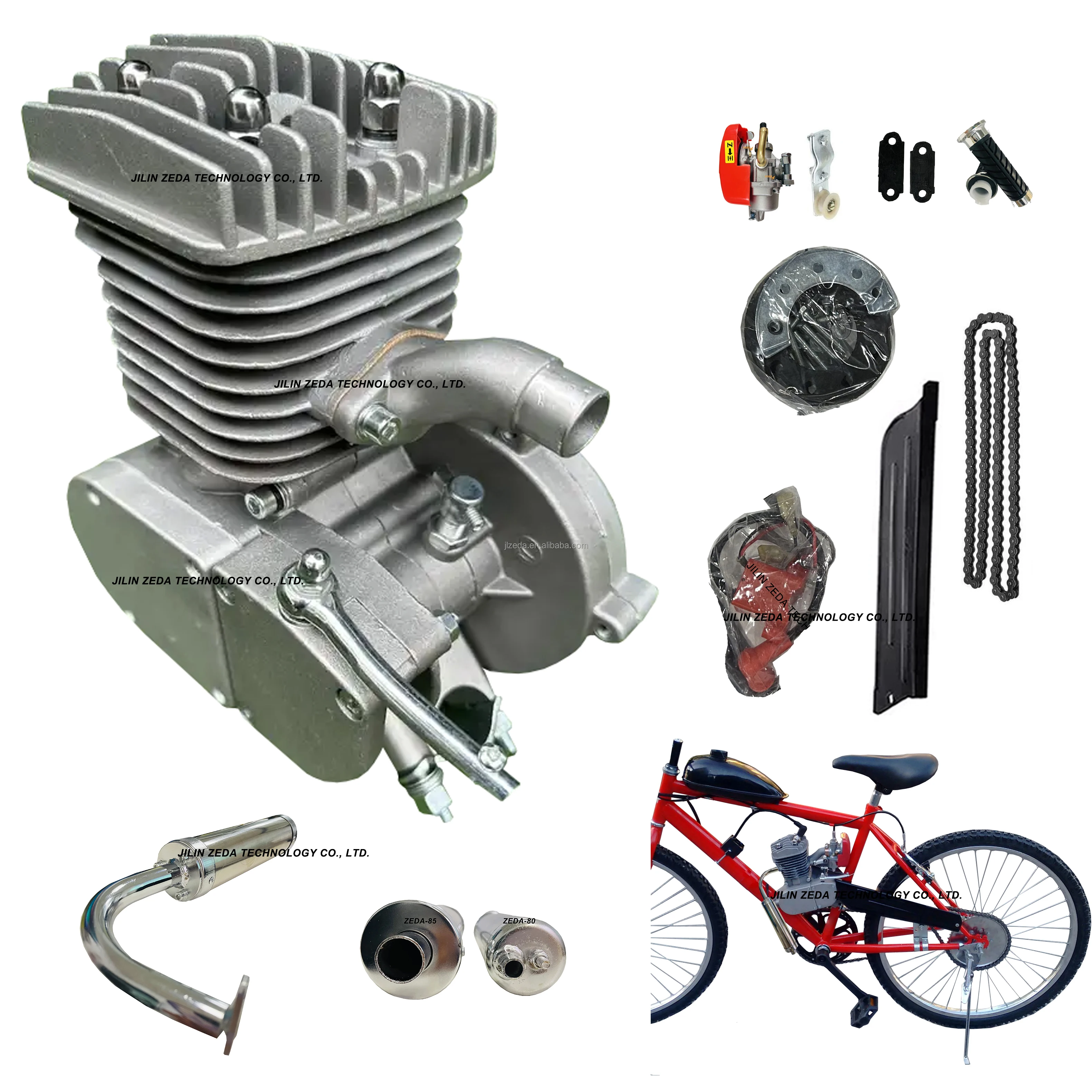 ZEDA80 Motor with ZEDA88 Muffler - 26